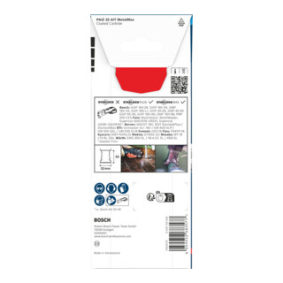 Bosch EXPERT PAIZ 32 AIT MetalMax invalzaagblad, 32 x 55 mm
