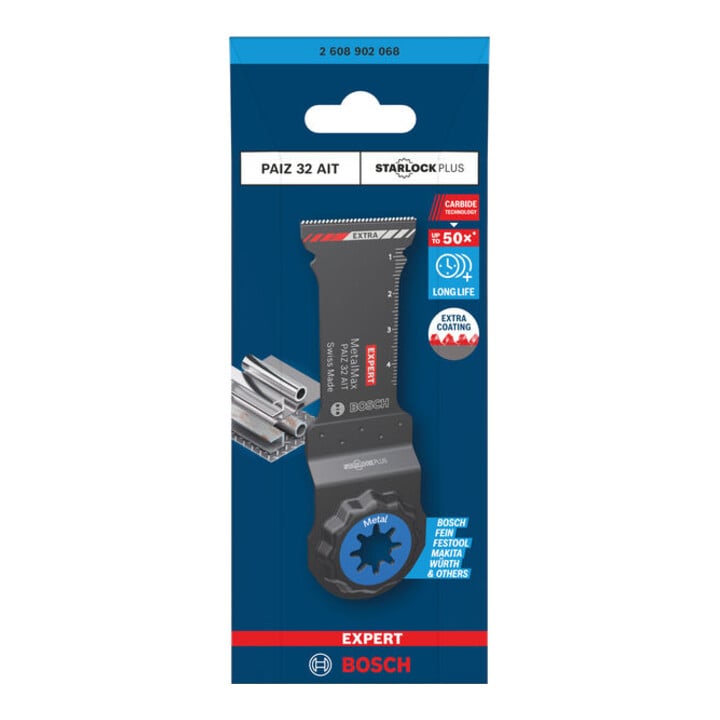 Bosch EXPERT PAIZ 32 AIT MetalMax invalzaagblad, 32 x 55 mm