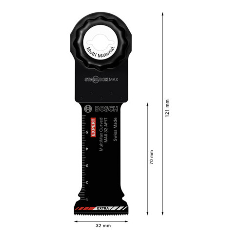 Bosch EXPERT PAIZ 32 AIT MetalMax invalzaagblad, 32 x 70 mm