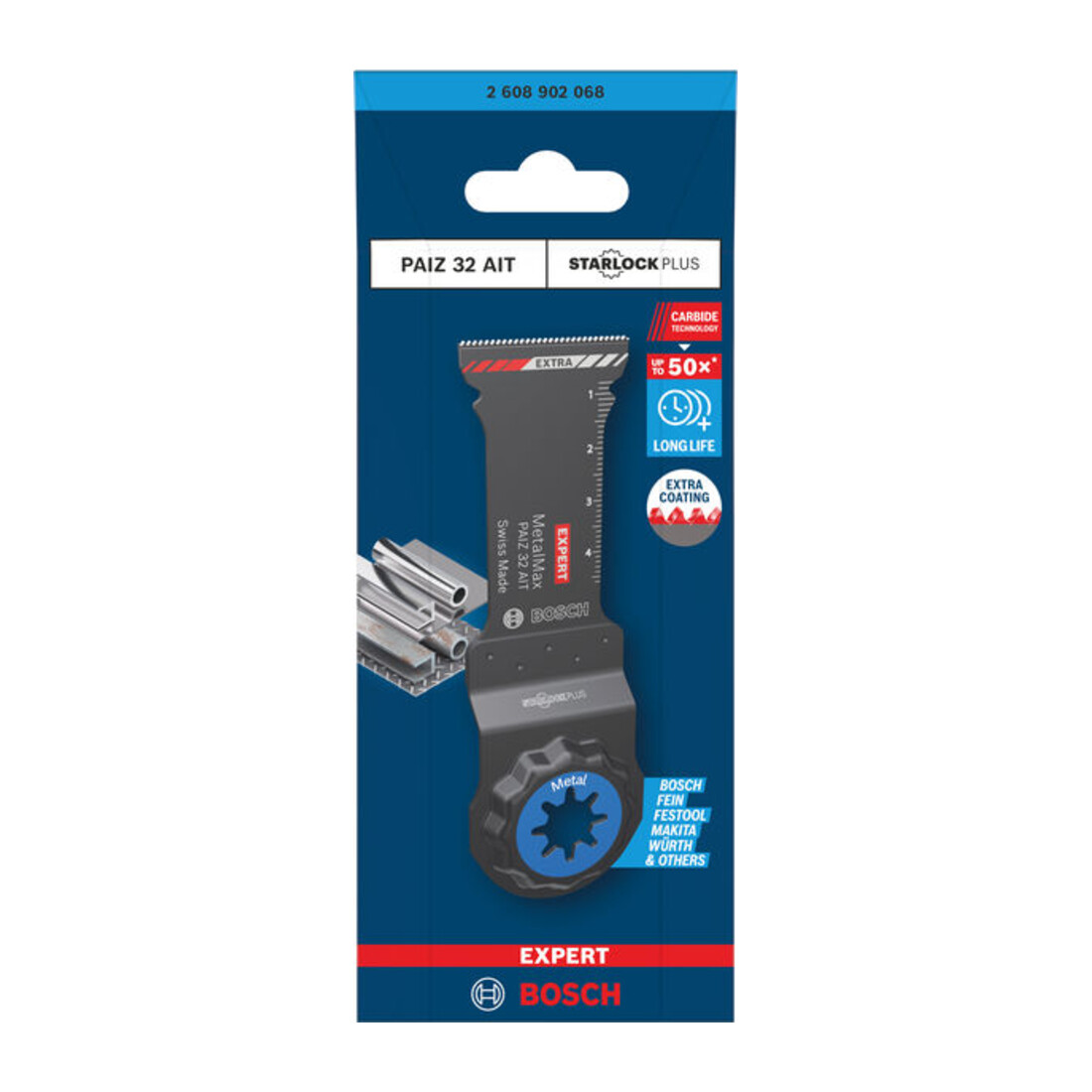 Bosch EXPERT PAIZ 32 AIT MetalMax Lame de scie plongeante, 32 x 55 mm