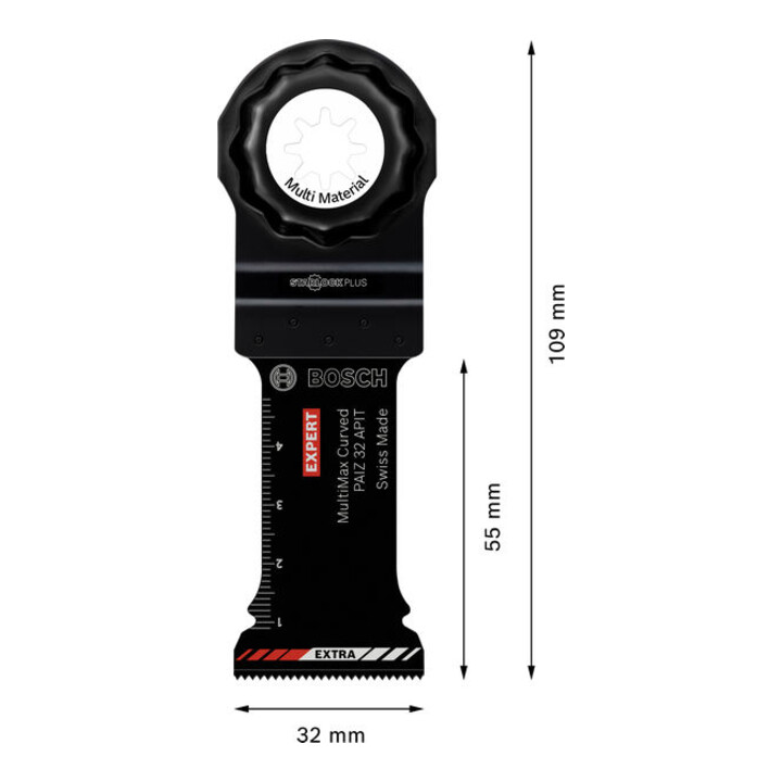 Bosch EXPERT PAIZ 32 APIT MultiMax invalzaagblad, 32 x 55 mm