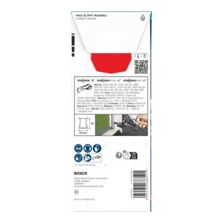 Bosch EXPERT PAIZ 32 APIT MultiMax lama da immersione, 32 x 55 mm