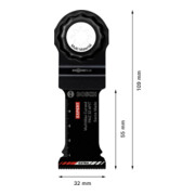 Bosch EXPERT PAIZ 32 APIT MultiMax lama da immersione, 32 x 55 mm-4