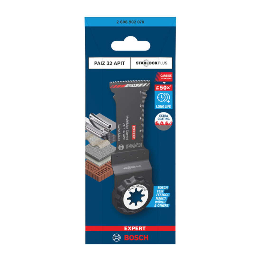 Bosch EXPERT PAIZ 32 APIT MultiMax Tauchsägeblatt, 32 x 55 mm