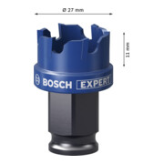 Bosch EXPERT Plaatschaar Power Change Plus gatenzaag, 27 x 5 mm-4