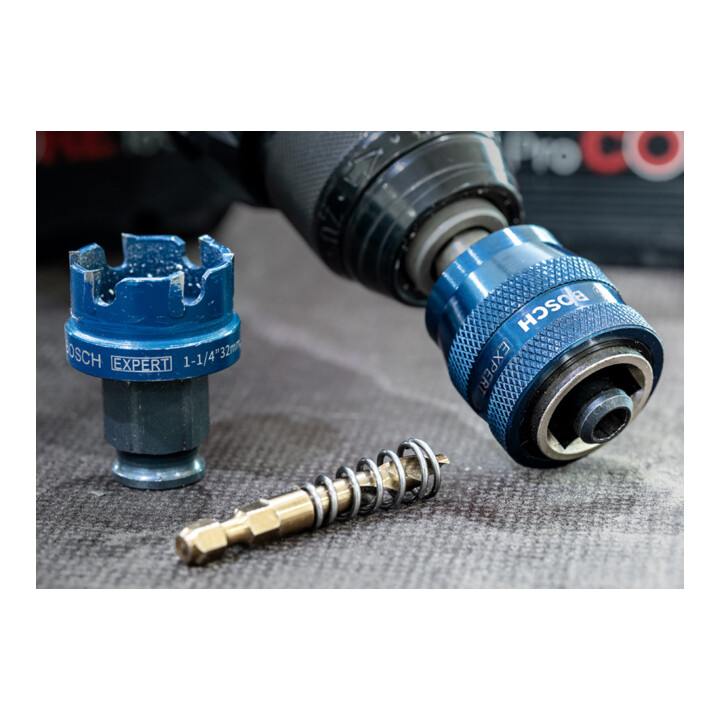 Bosch EXPERT Plaatschaar Power Change Plus gatenzaag, 27 x 5 mm