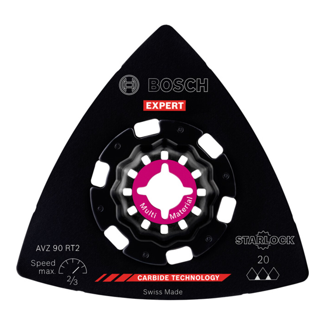 Plaque de ponçage Bosch EXPERT AVZ 90 RT6 Lame pour outils multifonctions