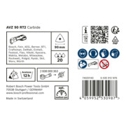 Plaque de ponçage Bosch EXPERT AVZ 90 RT6 Lame pour outils multifonctions-4