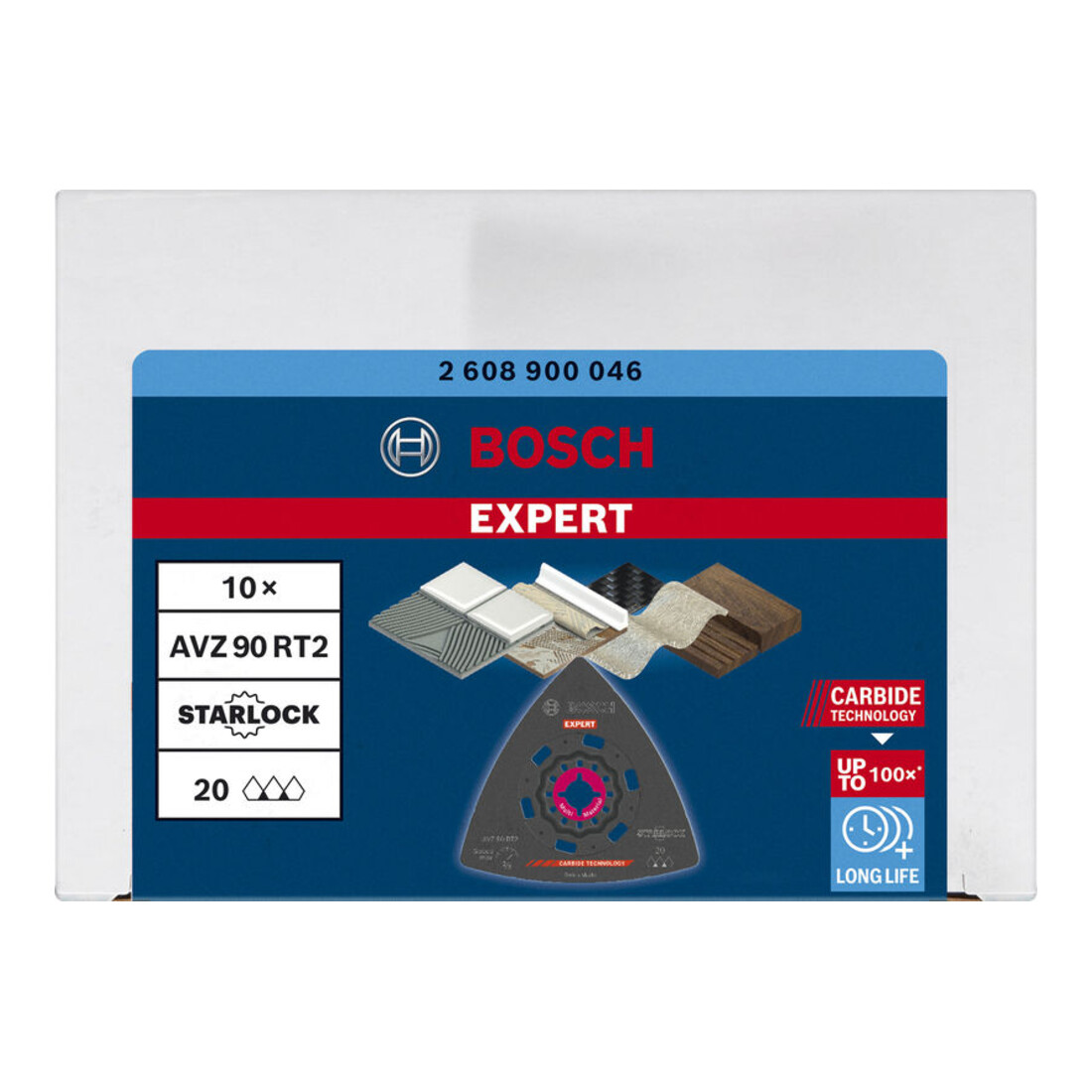 Plaque de ponçage Bosch EXPERT AVZ 90 RT6 Lame pour outils multifonctions