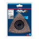 Bosch Expert Plaque de ponçage MAVZ 116 RT2 Lame pour outils multifonctions, 116 mm