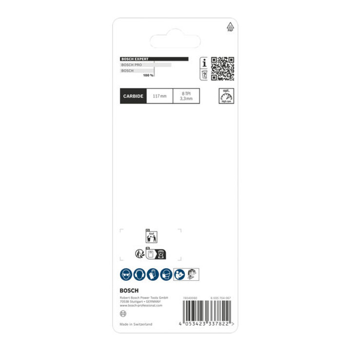 Bosch EXPERT Plastic Composites clean T301CHM decoupeerzaagblad, 3-dlg.