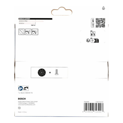 Bosch EXPERT Plateau de ponçage Multihole, dur, 150 mm