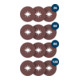 Bosch EXPERT pour métal Disque abrasif fibre R444, 115 mm, K36|60|80|120, X-LOCK, 12 pcs-1