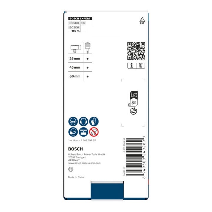Bosch EXPERT Power Change Plus Adaptateur avec support à clipser, SDS-Plus