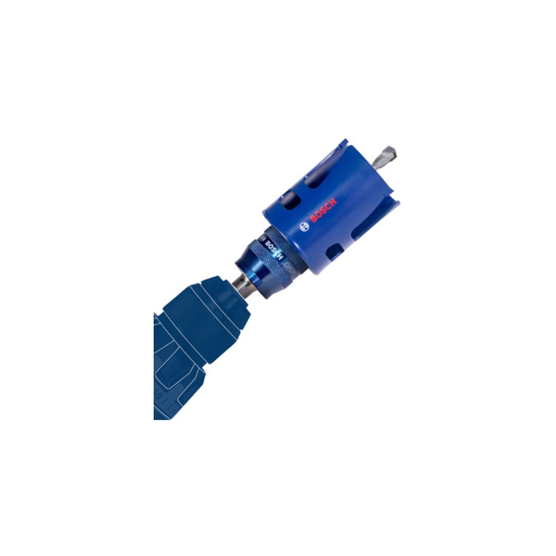 Bosch EXPERT Power Change Plus adapter met opzethouder, SDS-Plus