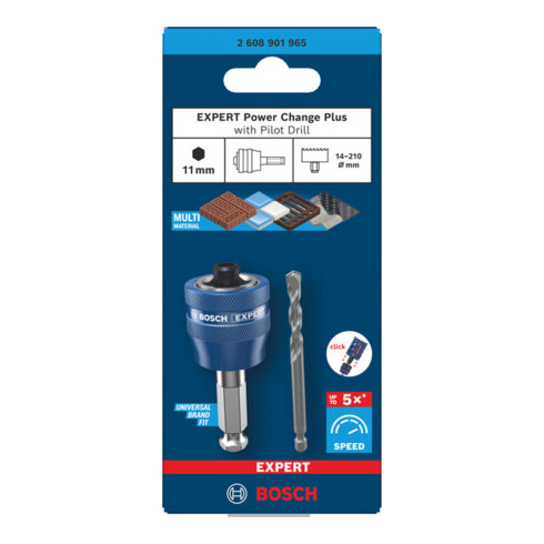 Bosch EXPERT Power Change Plus avec centrage, Ø8,5 x 60 x 105 mm, 2 pièces