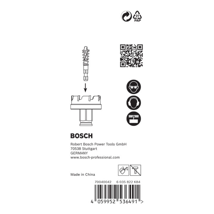 Bosch EXPERT Power Change Plus Blech-Zentrierbohrer für Dreh- und Schlagbohrer