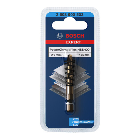 Bosch EXPERT Power Change Plus Blech-Zentrierbohrer für Dreh- und Schlagbohrer