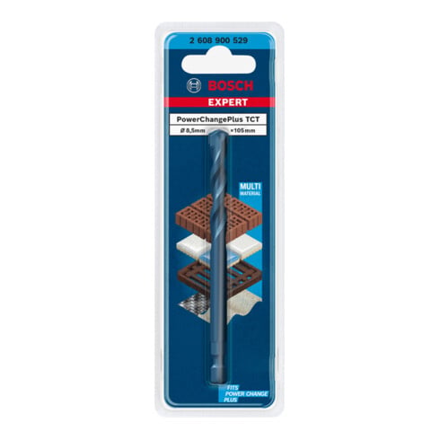 Bosch EXPERT Power Change Plus centreerboor TCT 8,5 x 105mm voor rotatie- en klopboormachines