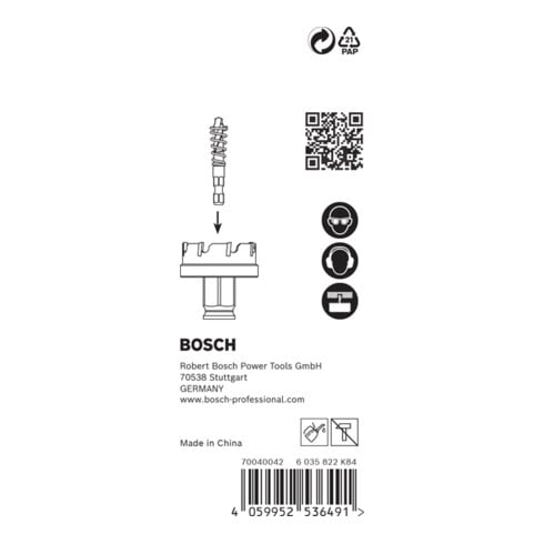 Bosch EXPERT Power Change Plus centreerboor voor plaatbewerking voor rotatie- en klopboormachines
