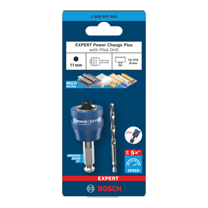 Bosch EXPERT Power Change Plus met centreerboor, Ø7,5 x 60 x 105 mm, 2-dlg.