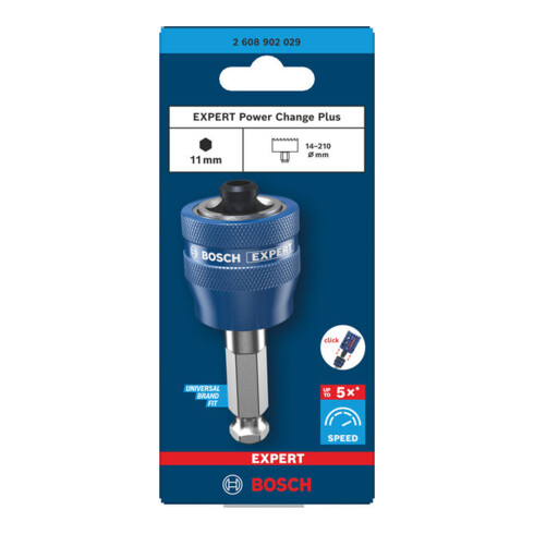 Bosch EXPERT Power Change Plus opzethouder, zeskantschaft 11 mm