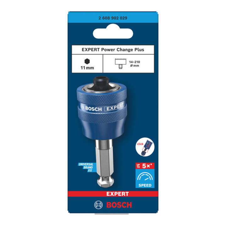 Bosch EXPERT Power Change Plus opzethouder, zeskantschaft 11 mm