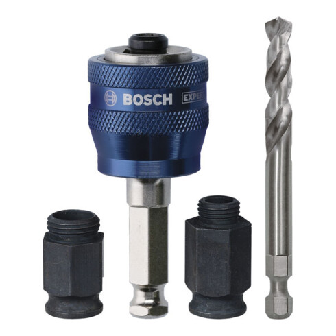Bosch EXPERT Power Change Plus Set di conversione, esagono 11 mm, HSS-G, 7,15x45x85 mm, 2 adattatori connettore
