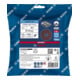 Bosch Expert R781 Prisma Ceramic X-LOCK disque en fibre, 115 mm, 22,23 mm, G 80