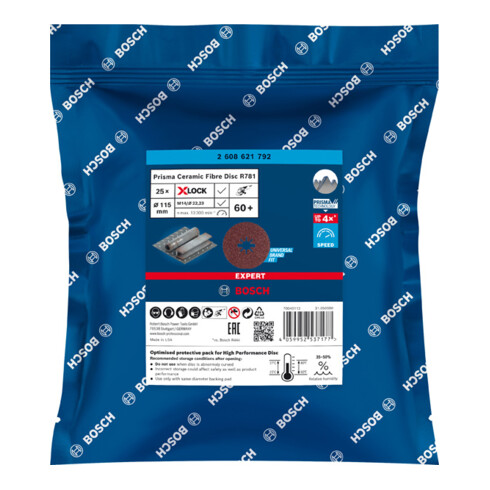 Bosch Expert R781 Prisma Ceramic X-LOCK vezelschijf