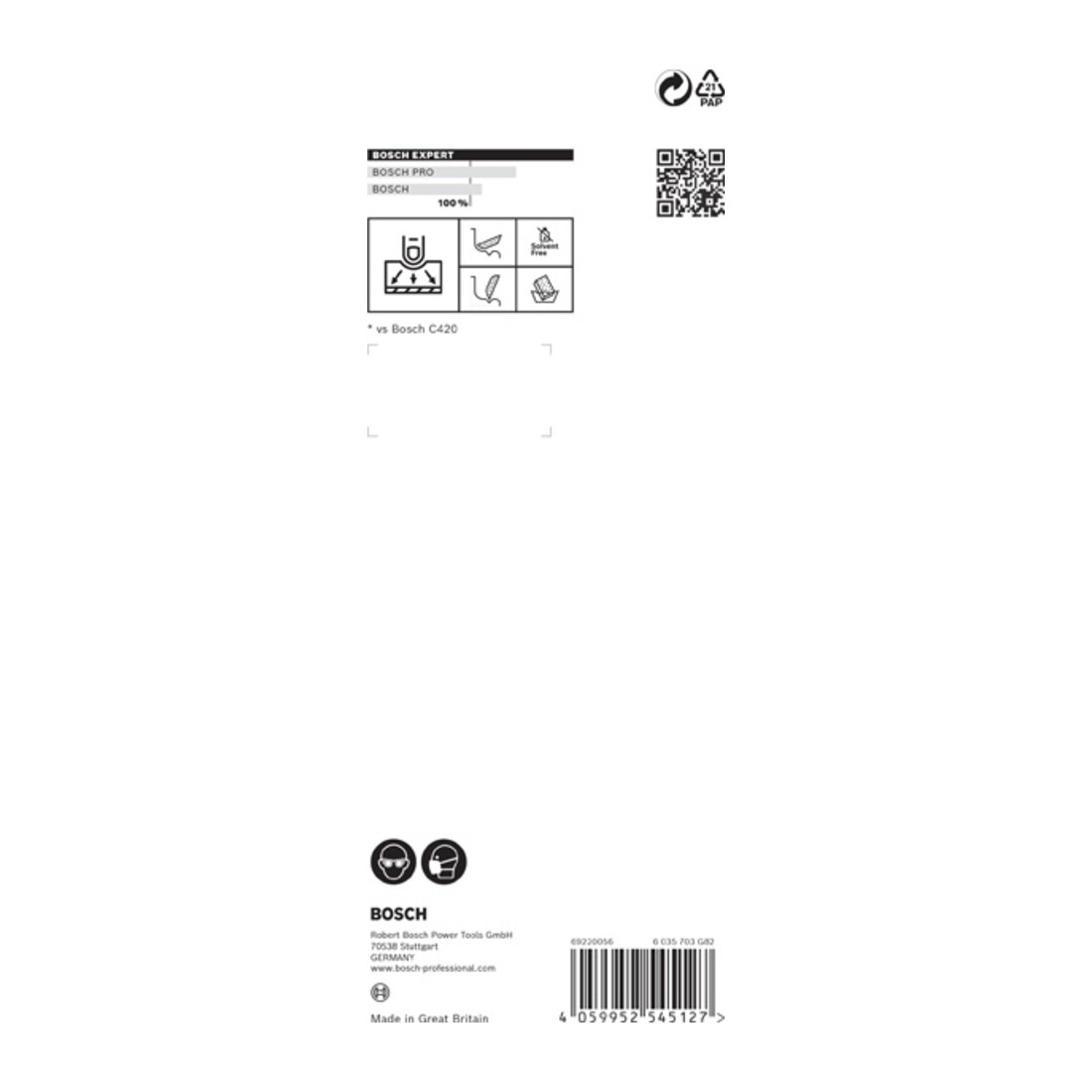 Bosch EXPERT S470 Combi Block 69 x 97 x 26mm M, F SF 3 pièces pour le ponçage manuel