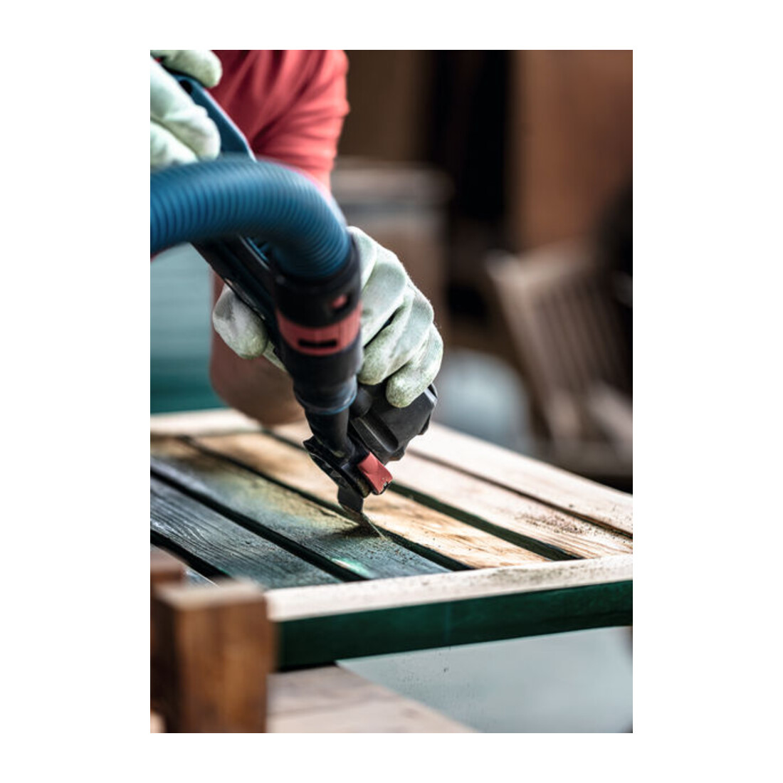 Bosch EXPERT Sanding Finger Coarse AVZ 32 RT4 Schleifplatt für Multifunktionswerkzeuge 32 x 50mm für oszillierende Multifunktionswerkzeuge