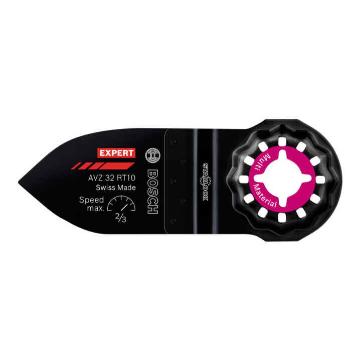 Bosch EXPERT Sanding Finger Fine AVZ 32 RT10 Schleifplatt für Multifunktionswerkzeuge 32 x 50mm für oszillierende Multifunktionswerkzeuge