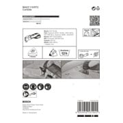 Bosch EXPERT Sanding Plate MAVZ 116 RT2 Blat für Multifunktionswerkzeuge 116mm für oszillierende Multifunktionswerkzeuge-5