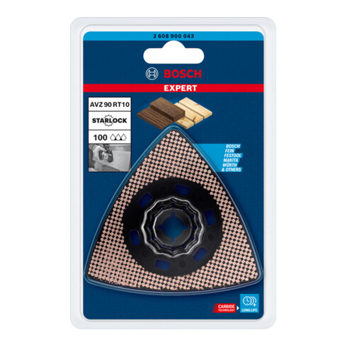 Bosch EXPERT schuurplateau AVZ 90 RT6 Blad voor multifunctioneel gereedschap