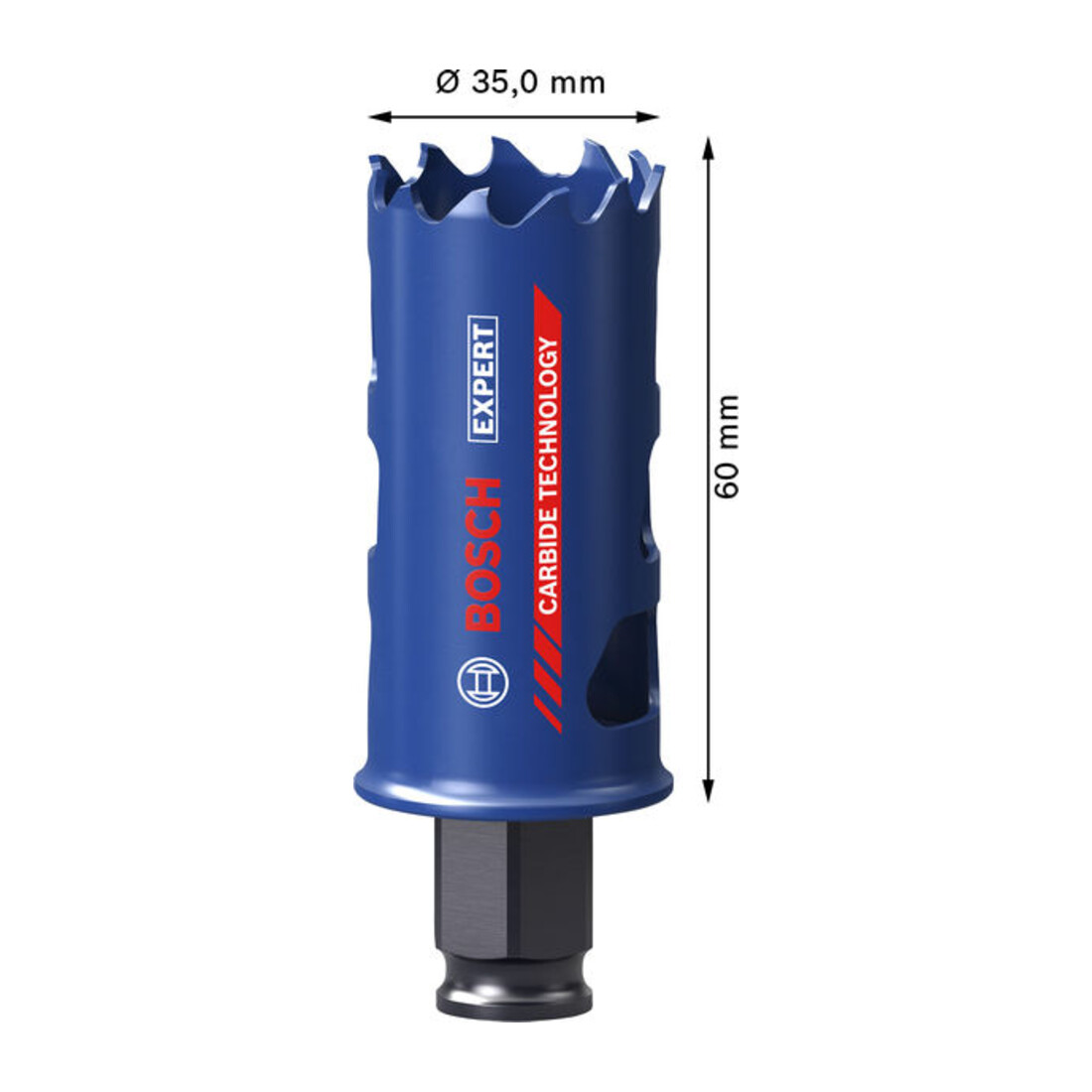 Bosch EXPERT Scie-cloche Multi Matériau Power Change Plus, 35 x 60 mm