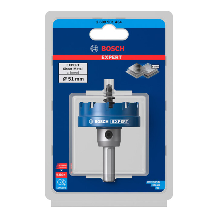 Bosch EXPERT Scie-cloche pour tôle d'acier 51 mm