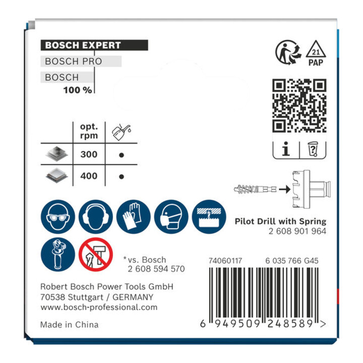 Bosch EXPERT Scie-cloche Power Change Plus pour tôle, 40 x 5 mm