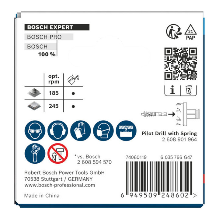 Bosch EXPERT Scie-cloche Power Change Plus pour tôle, 68 x 5 mm