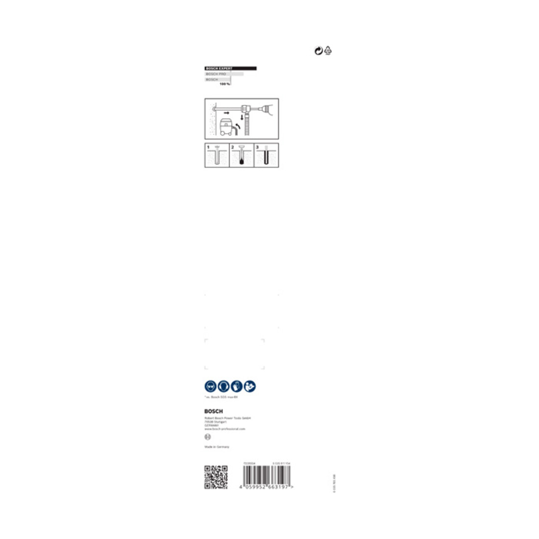 Bosch EXPERT SDS Clean max-8X Hammerbohrer-Set, 22 x 400 x 650 mm