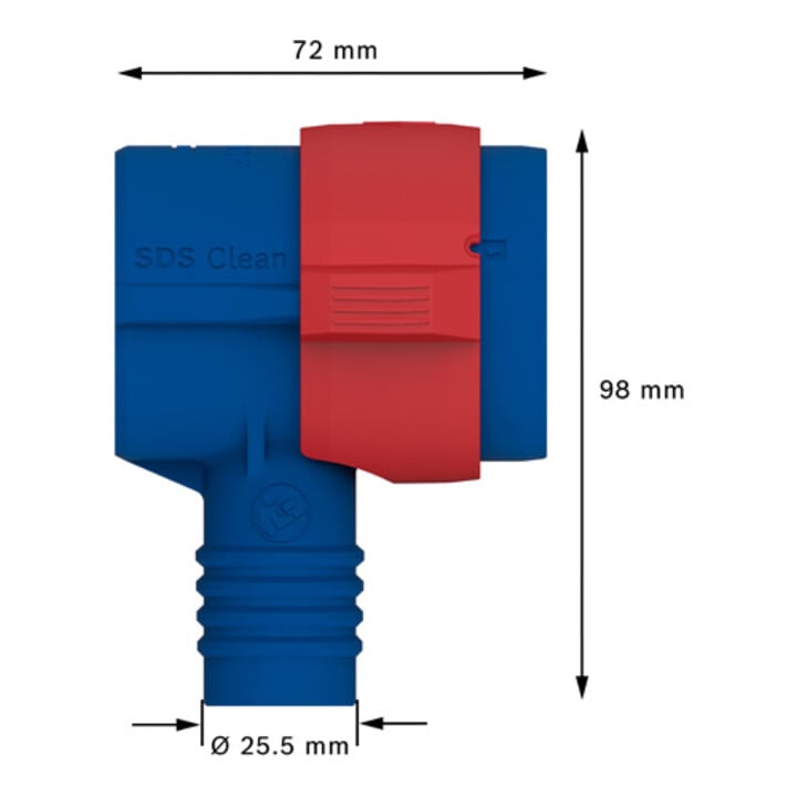 Bosch EXPERT SDS Clean max Anschluss für Hammerbohrer