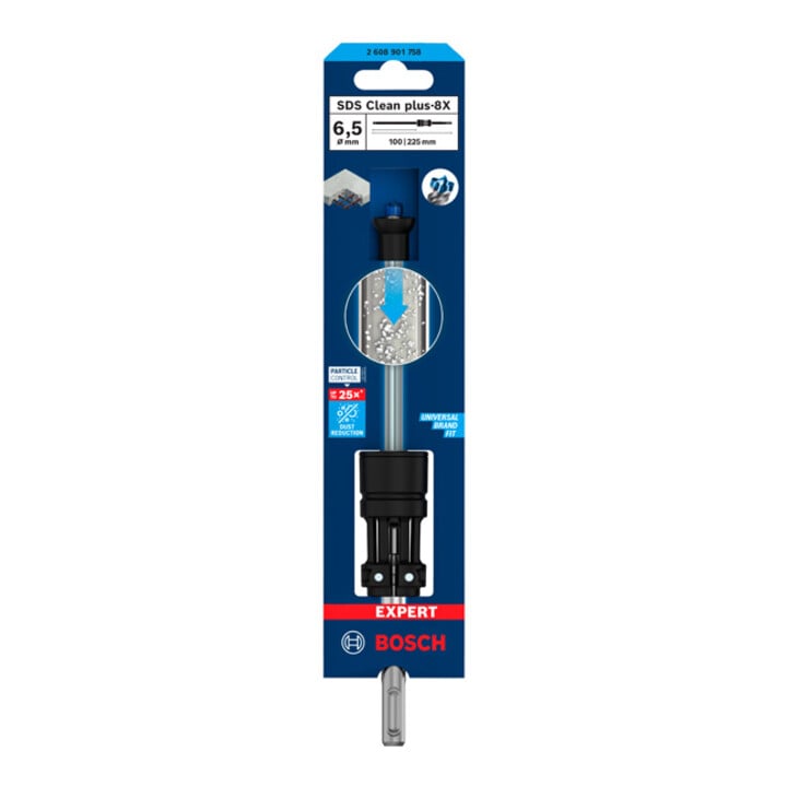Bosch EXPERT SDS Clean plus-8X Hammerbohrer, 6,5 x 100 x 225 mm
