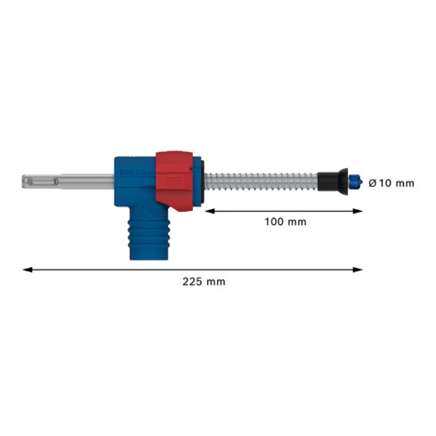 Bosch EXPERT SDS Clean plus-8X Jeu de forets à percussion 10 x 100 x 225 mm