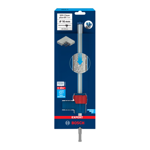 Bosch EXPERT SDS Clean plus-8X Jeu de forets marteau 16 x 200 x 350 mm