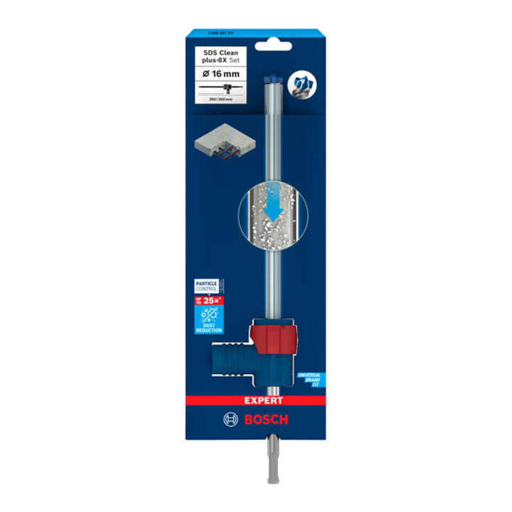 Bosch EXPERT SDS Clean plus-8X Jeu de forets marteau 16 x 200 x 350 mm