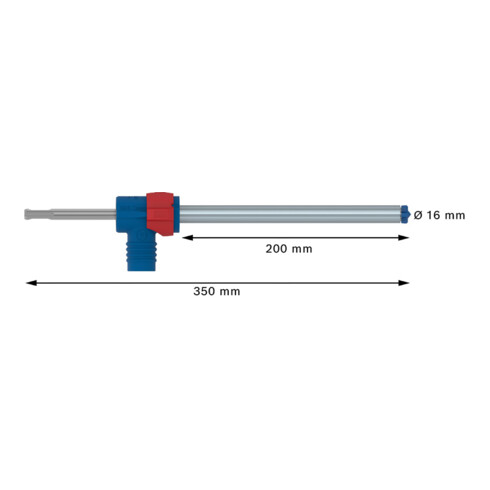 Bosch EXPERT SDS Clean plus-8X Jeu de forets marteau 16 x 200 x 350 mm