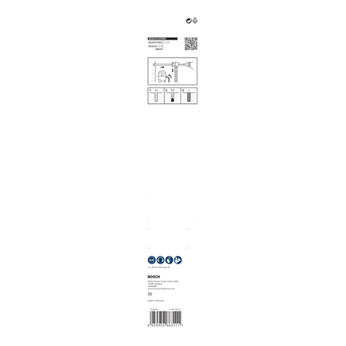Bosch EXPERT SDS Clean plus-8X Jeu de forets marteaux 18 x 400 x 550 mm