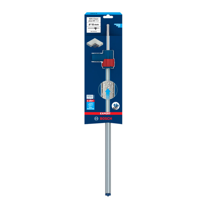Bosch EXPERT SDS Clean plus-8X Jeu de forets marteaux 18 x 400 x 550 mm