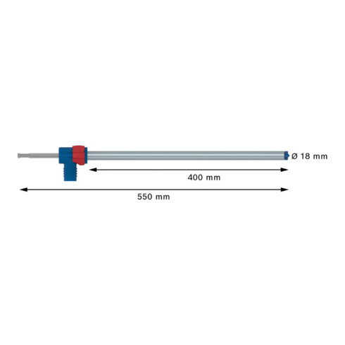 Bosch EXPERT SDS Clean plus-8X Jeu de forets marteaux 18 x 400 x 550 mm