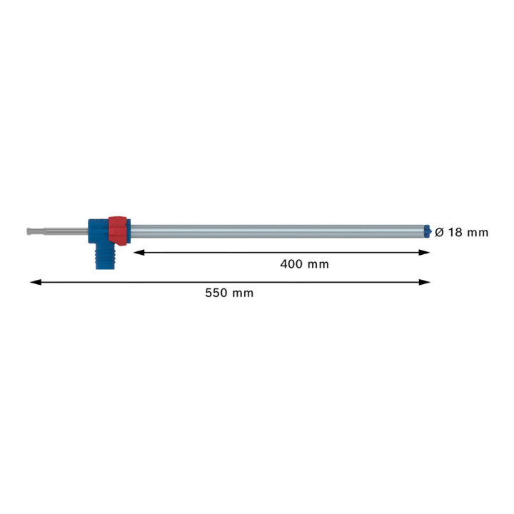 Bosch EXPERT SDS Clean plus-8X Jeu de forets marteaux 18 x 400 x 550 mm